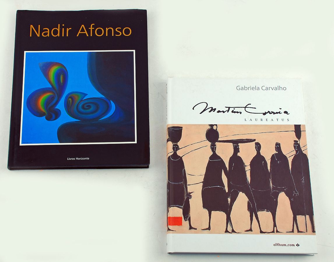 2 livros de pintores portugueses