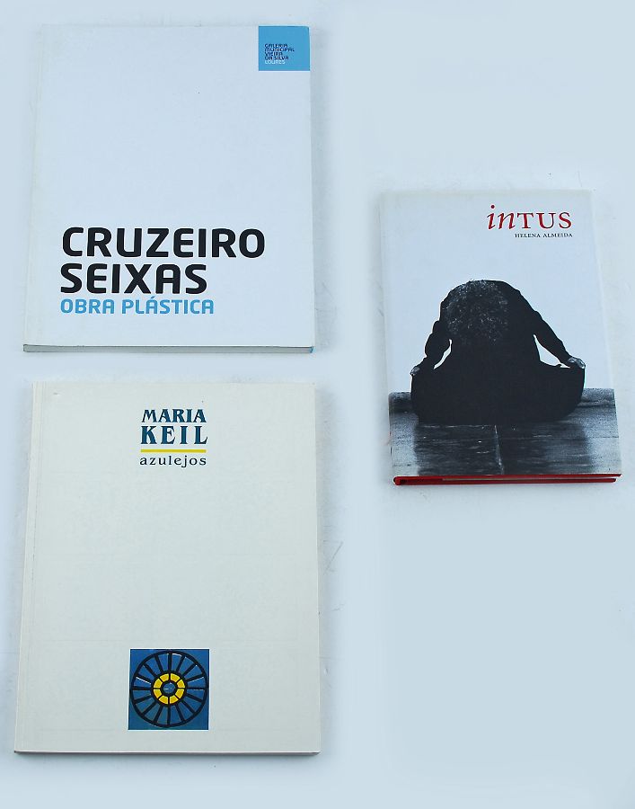 3 livros de pintores portugueses