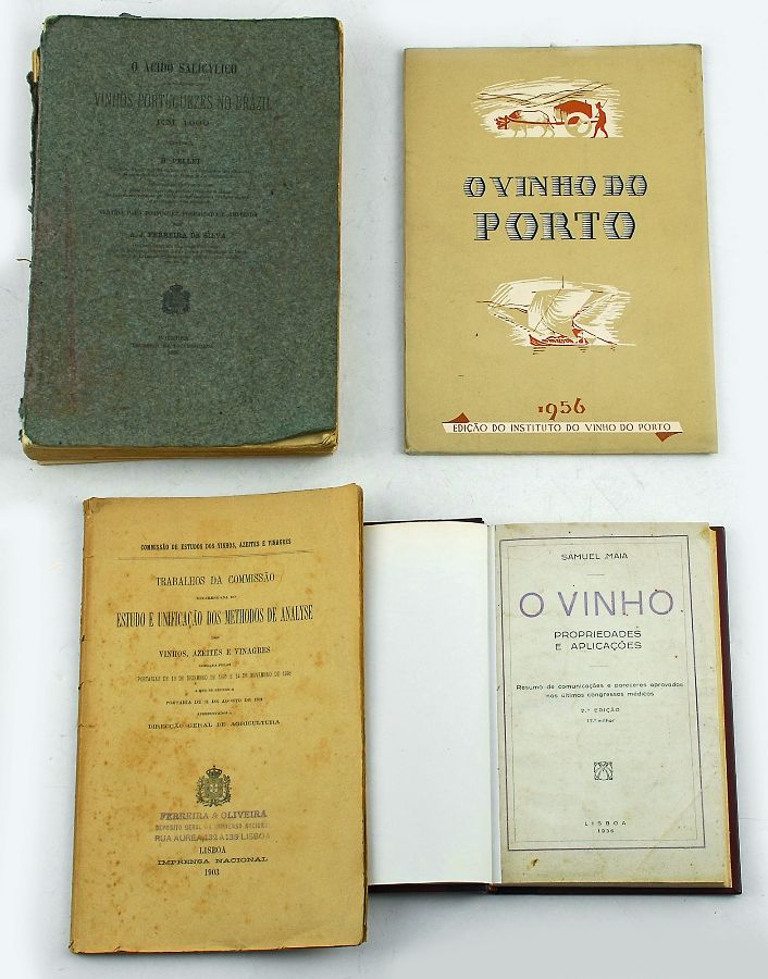 4 Livros sobre vinho
