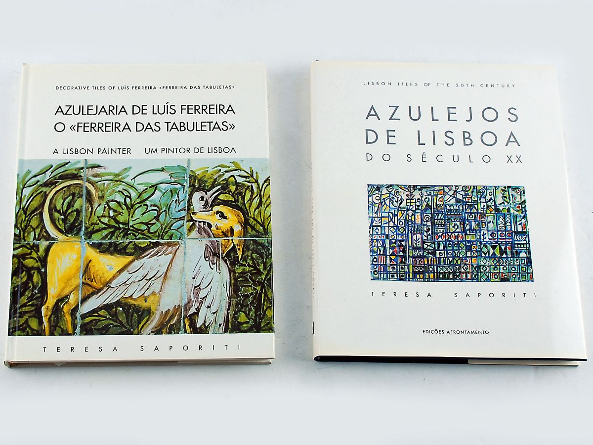 2 livros sobre Azulejos