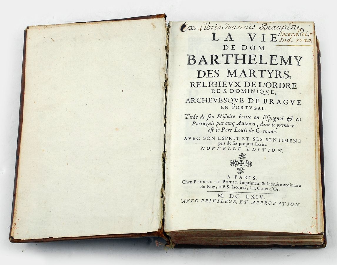 La Vie de Dom Barthelemy des Martyrs