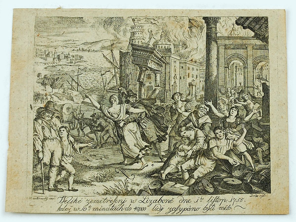 Cena do Terramoto de Lisboa em 1755
