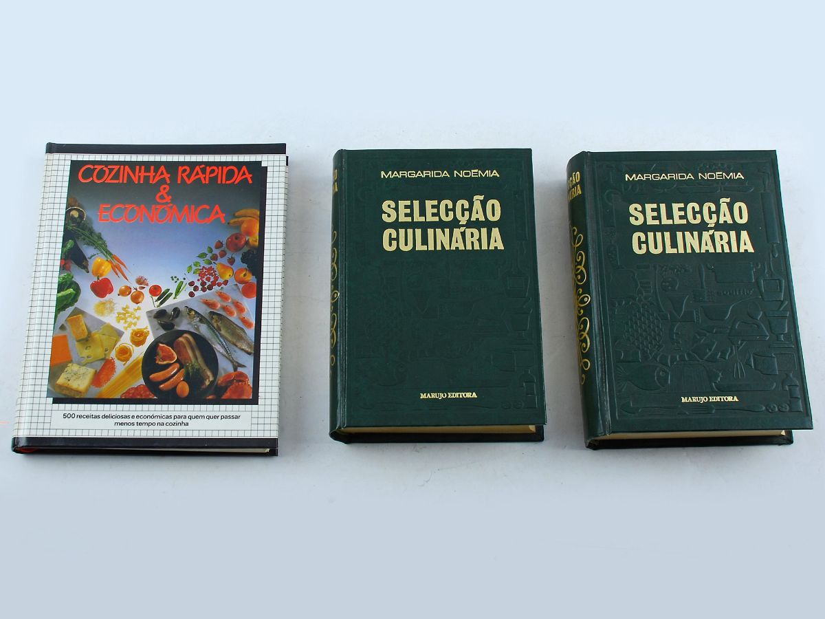 3 Livros de Cozinha