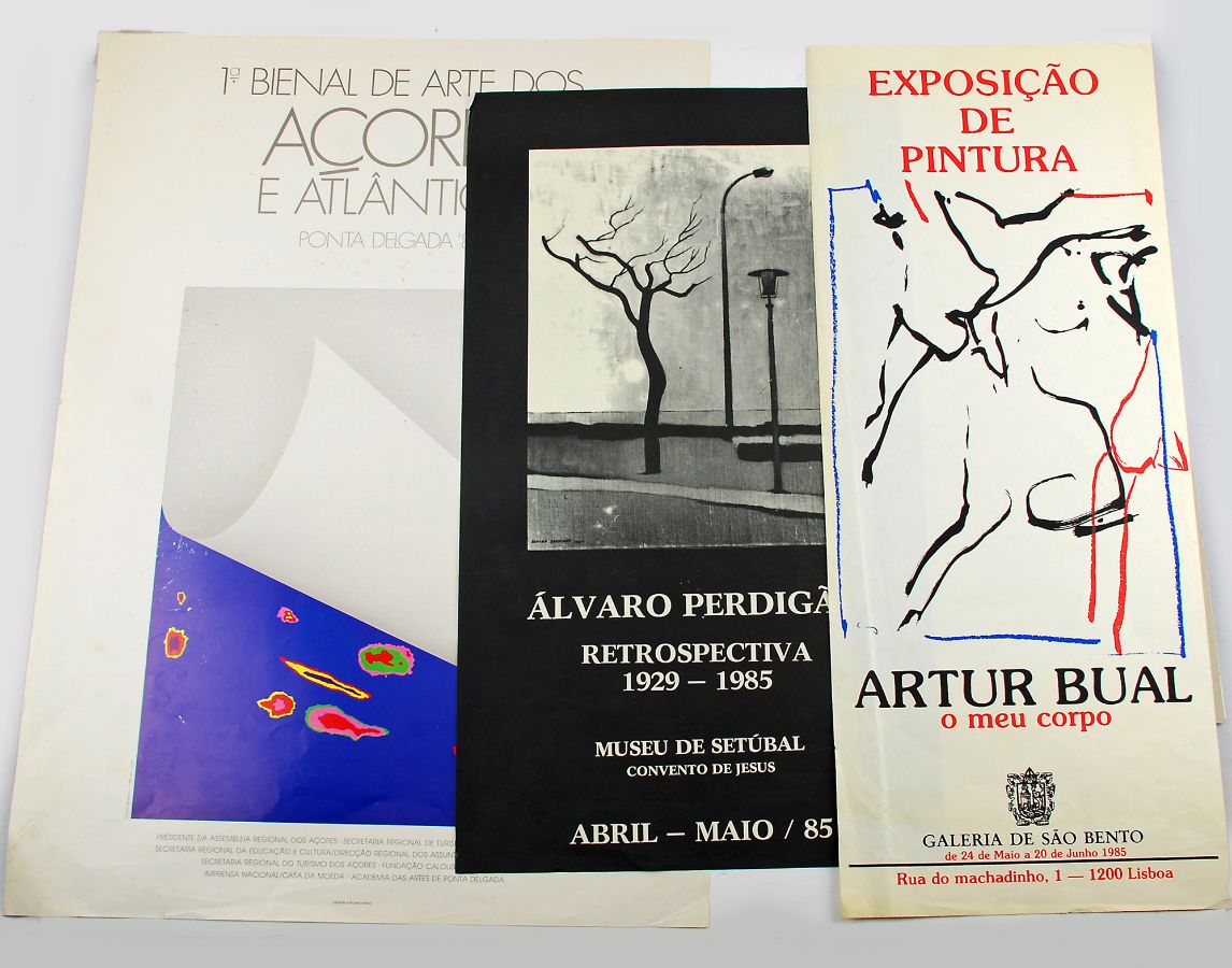Lote de 3 cartazes
