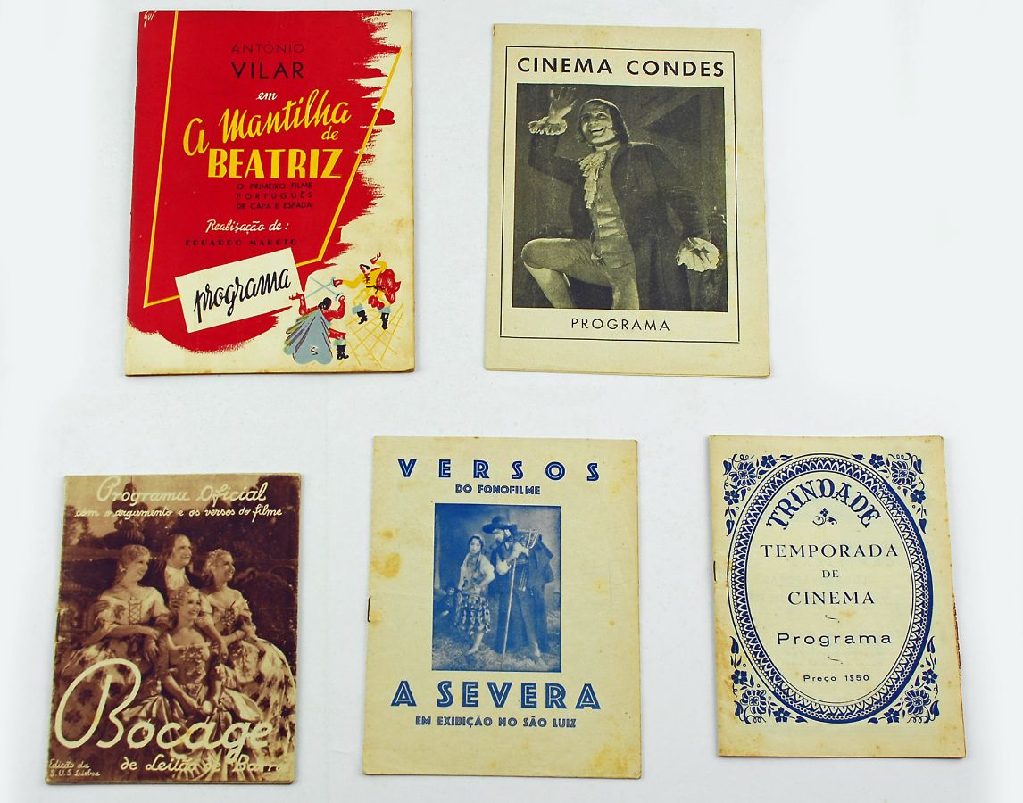 5 Folhetos e livretes de filmes dos Anos 30