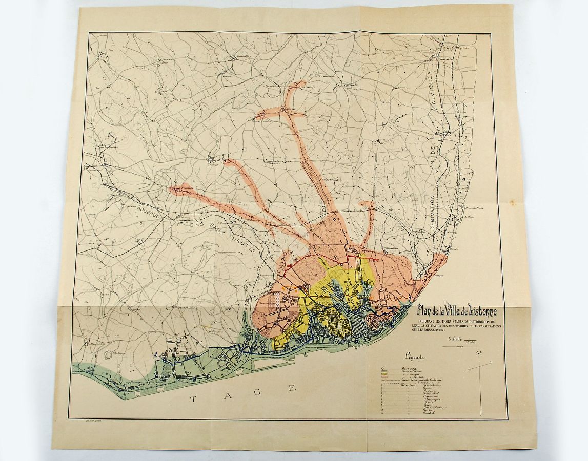 Planta da Cidade de Lisboa (em Francês)