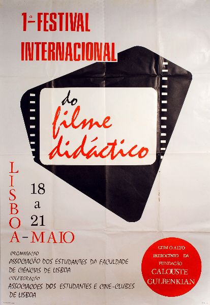 Cartaz do 1º Festival Internacional do Filme Didáctico
