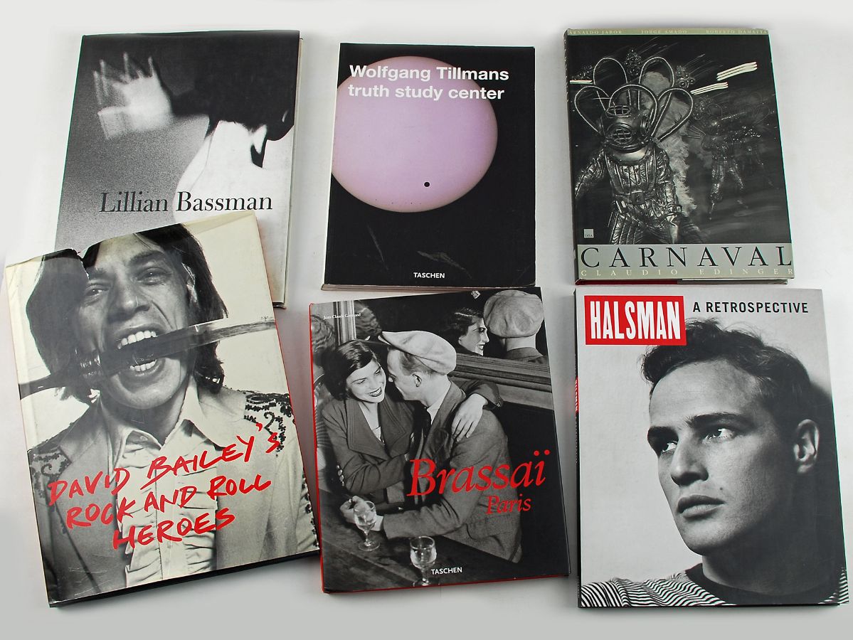 Lote de 9 livros sobre Fotografia