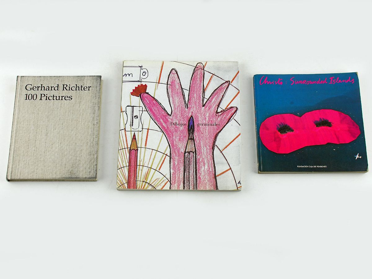 Lote de 3 livros sobre pintura