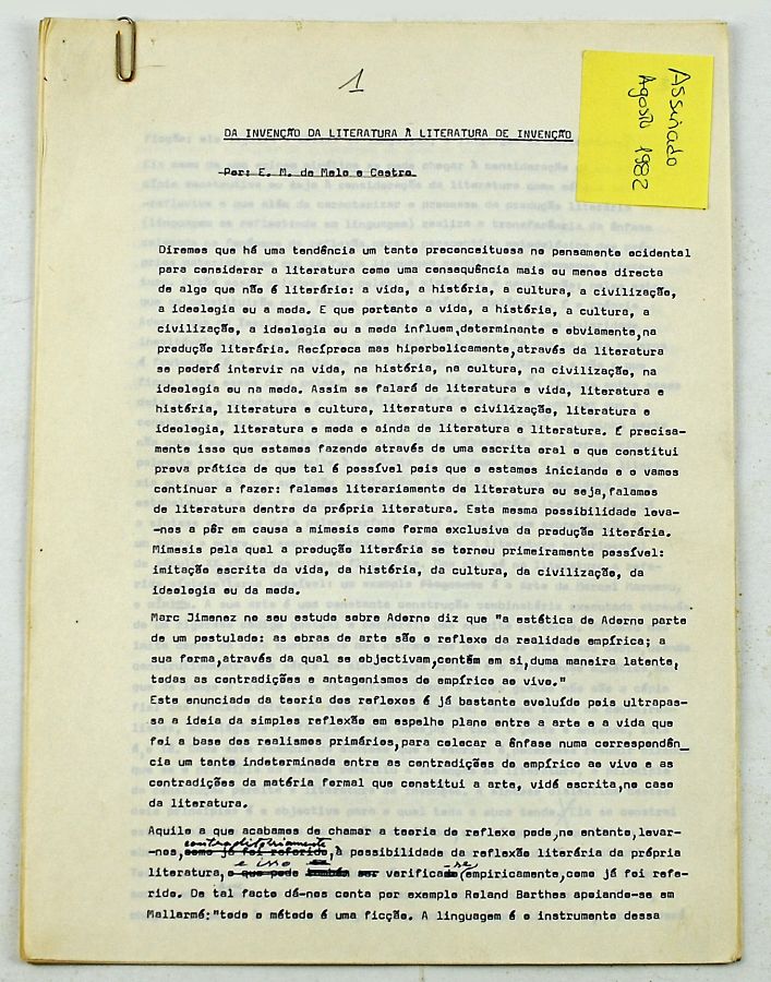 E.M. de Melo e Castro
