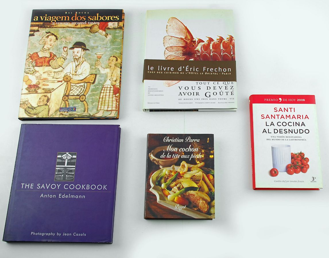 5 livros de Cozinha