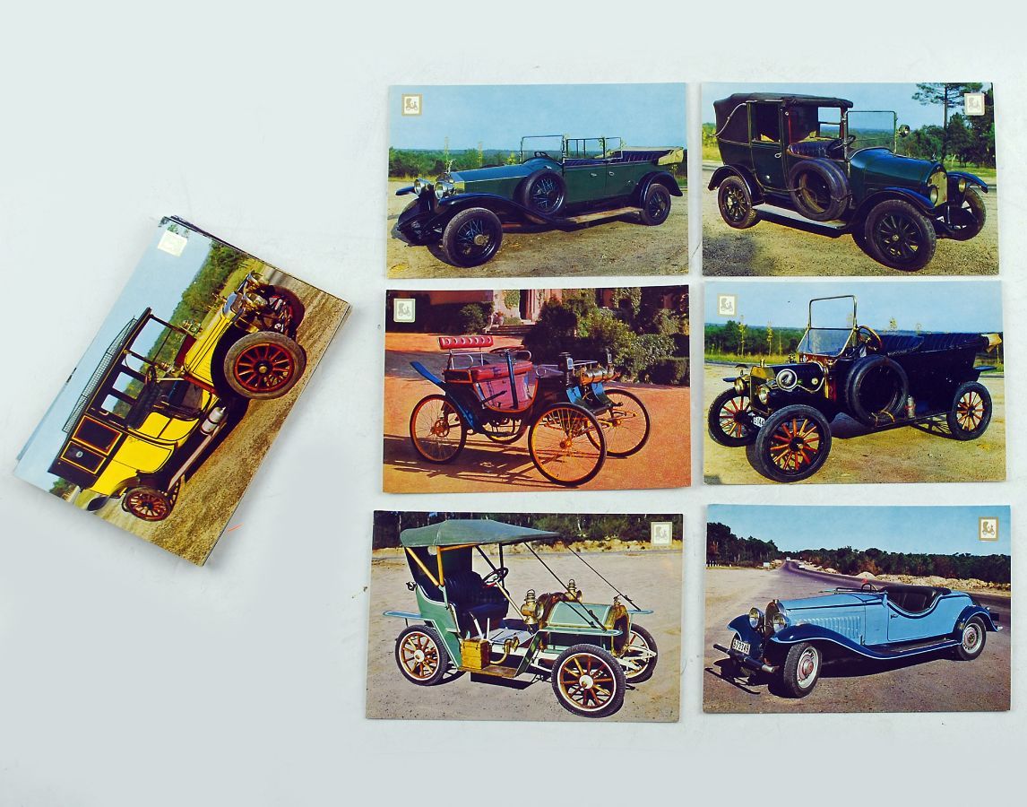 22 Postais de carros antigos
