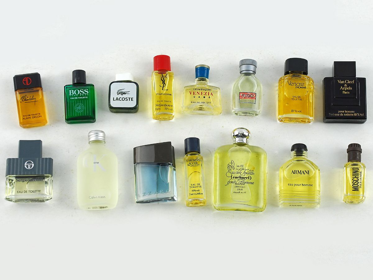25 Miniaturas de perfumes Masculinos