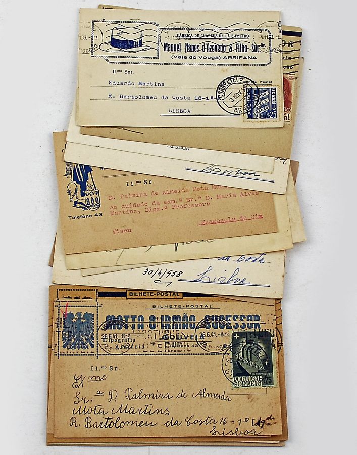 20 Postais Comerciais Antigos e Circulados