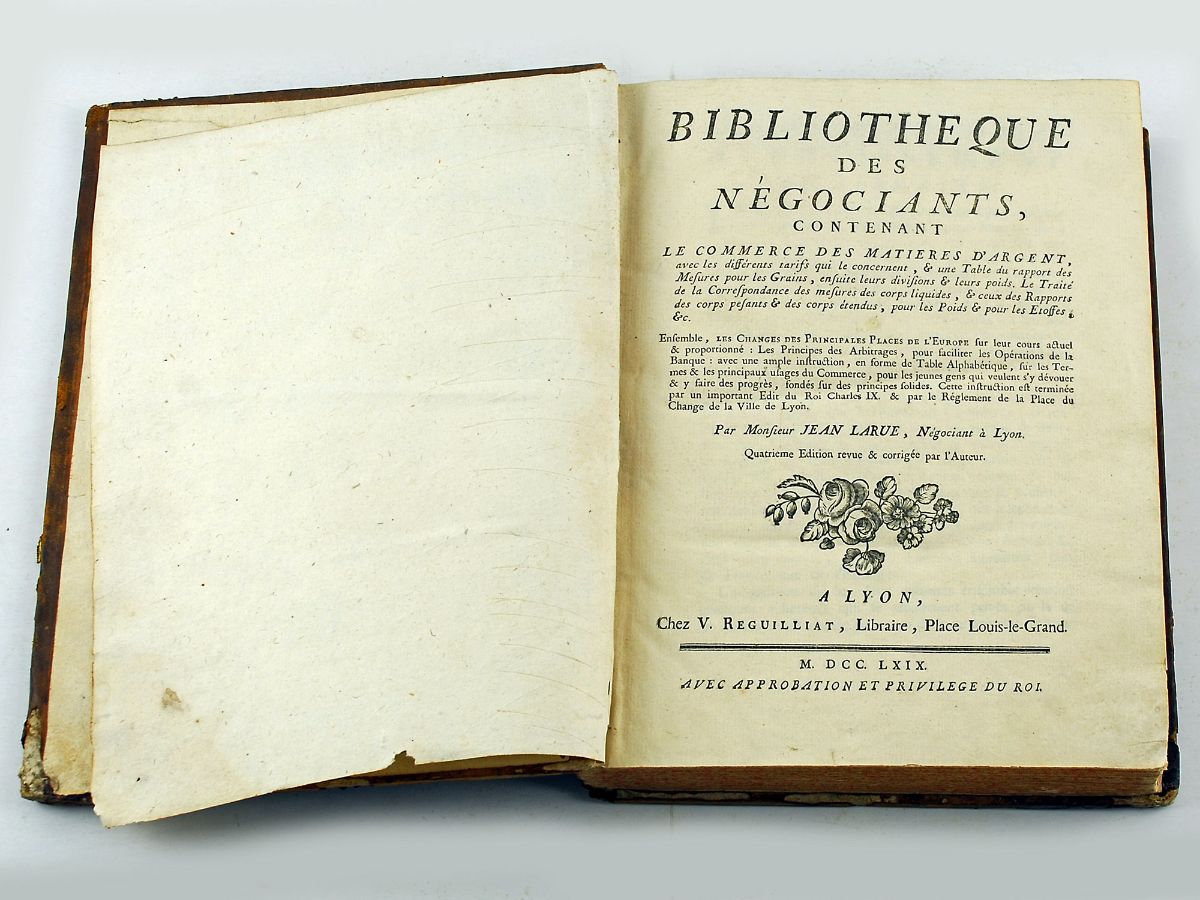 Bibliotheque des Négociants