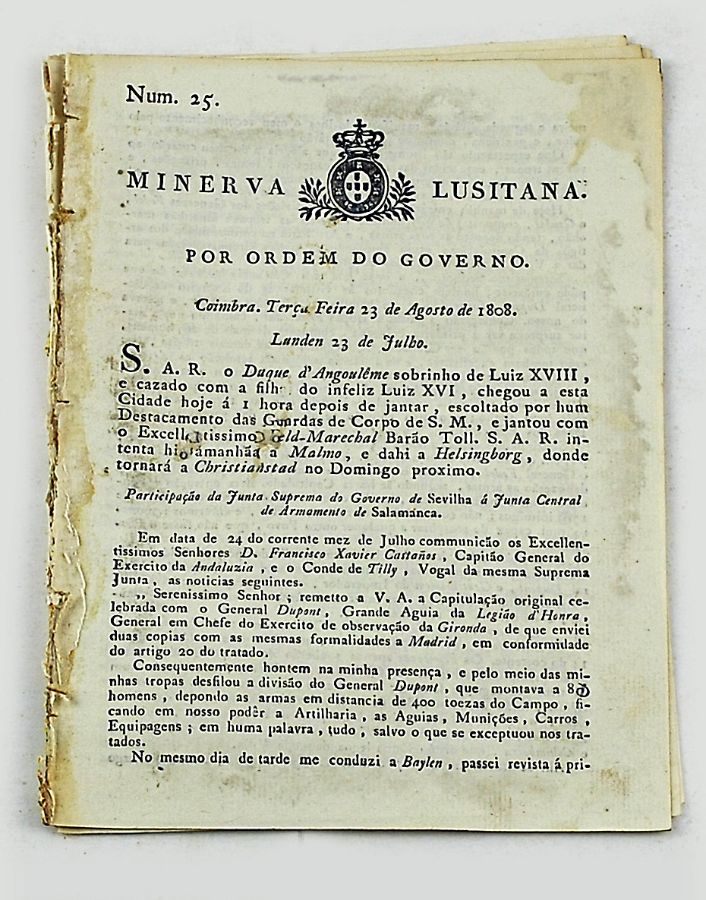 O Primeiro Jornal de Coimbra