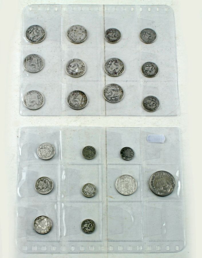Moedas da Républica em prata