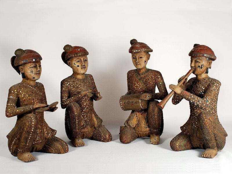 4 Esculturas da Birmânia