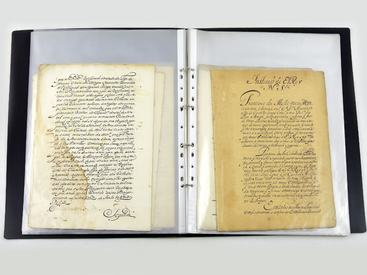 7 Cartas de D.João V 1711-1715