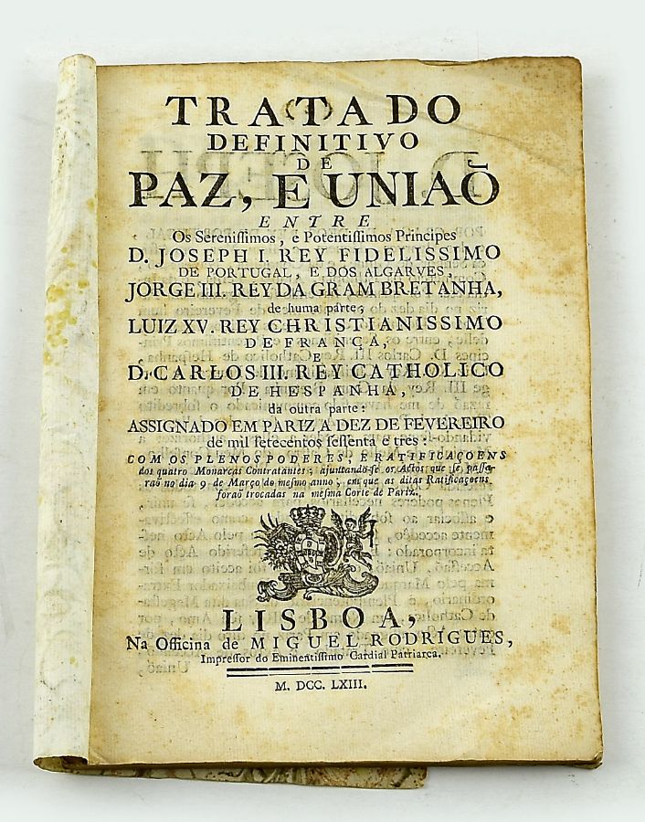 Tratado de paz entre a Inglaterra, França e Espanha