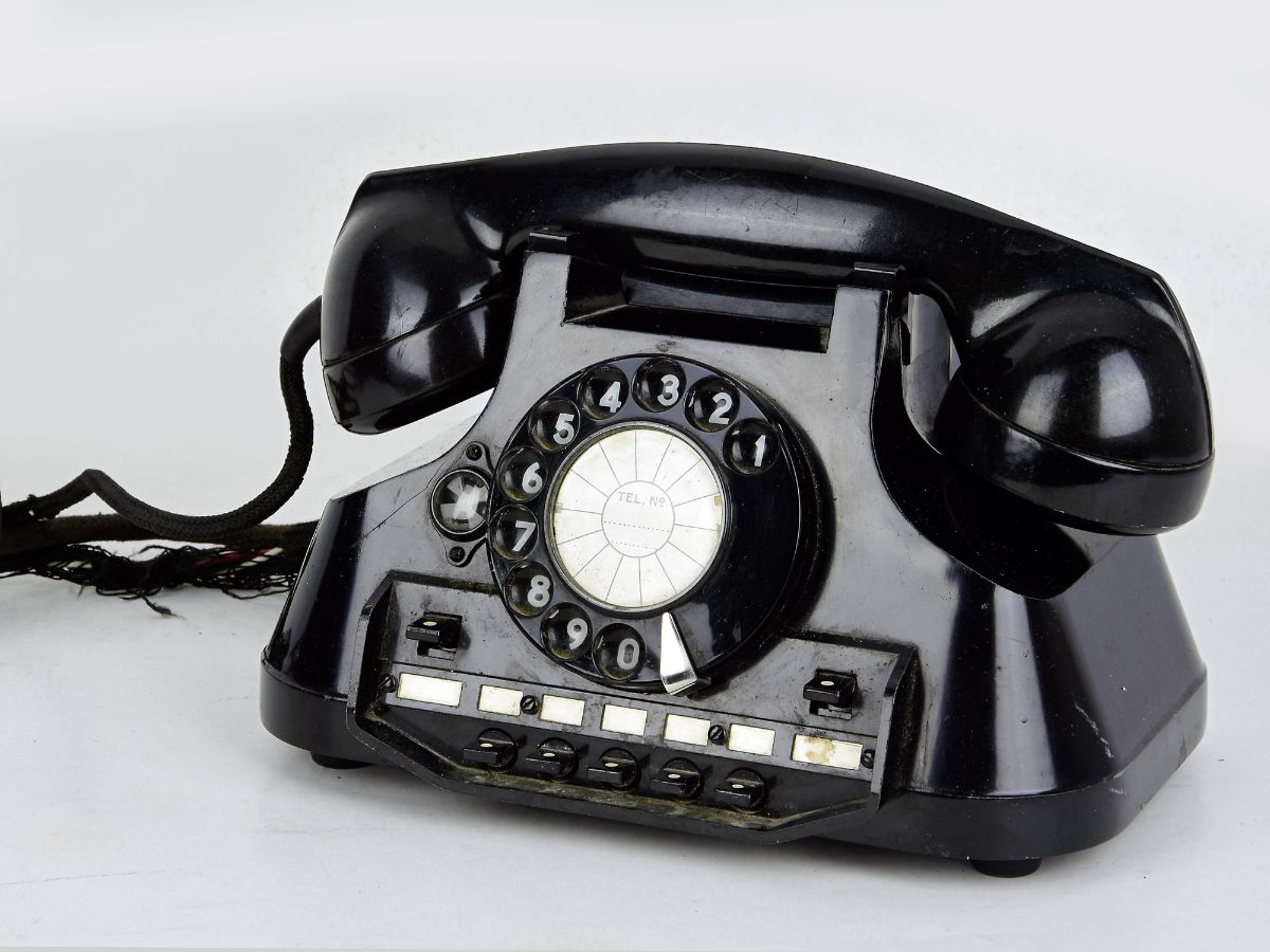 Telefone antigo (Central para 5 linhas)