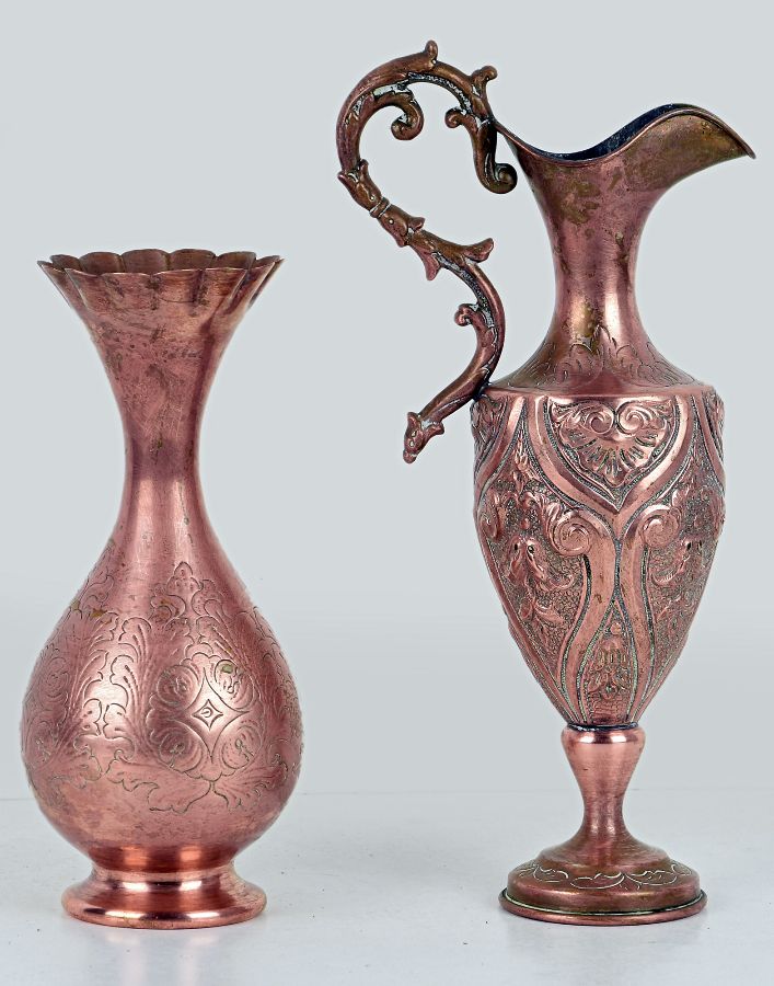 2 Peças em cobre