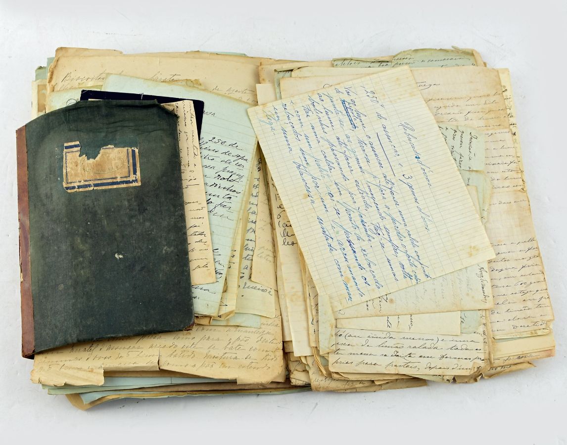Receitas manuscritas antigas
