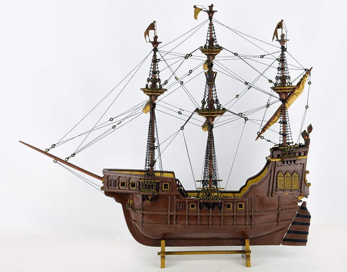 Maquete de galeão