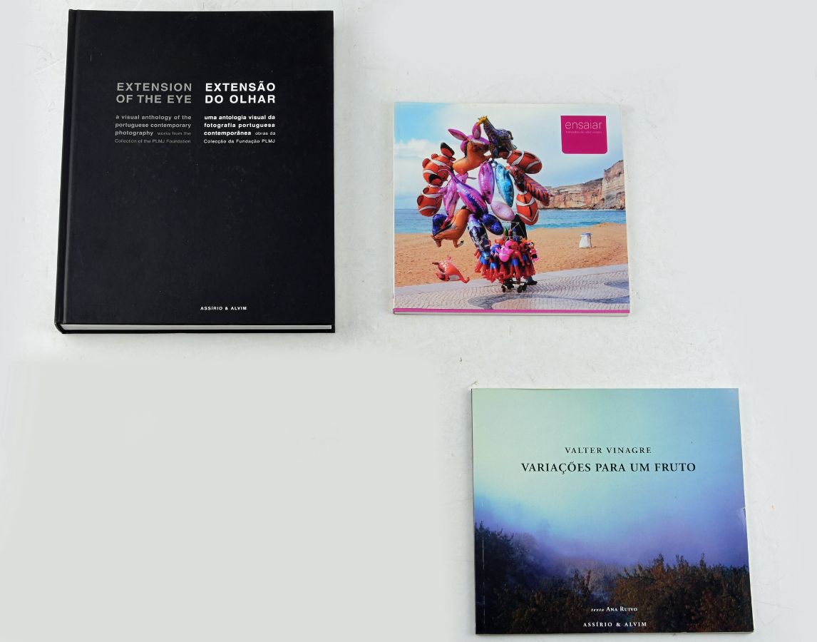 3 livros sobre fotografia