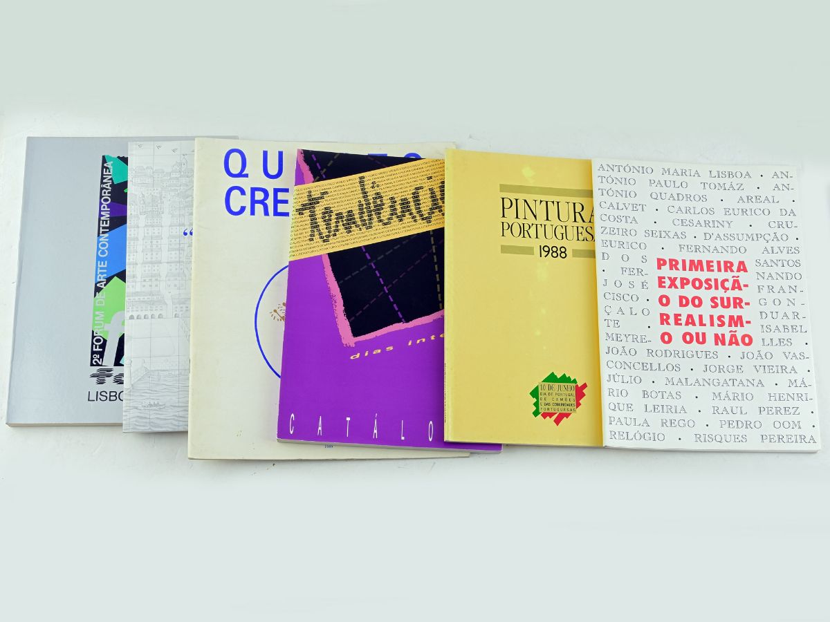 6 catálogos diversos de pintura: