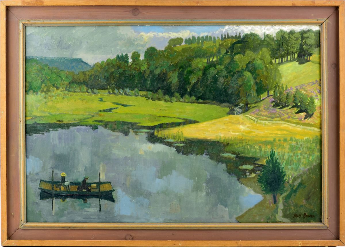 Paisagem com lago