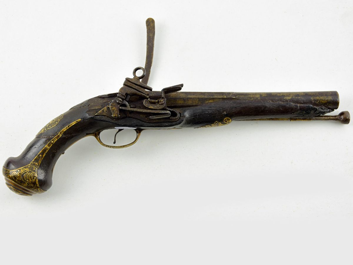 Pistola de Pederneira Espanhola