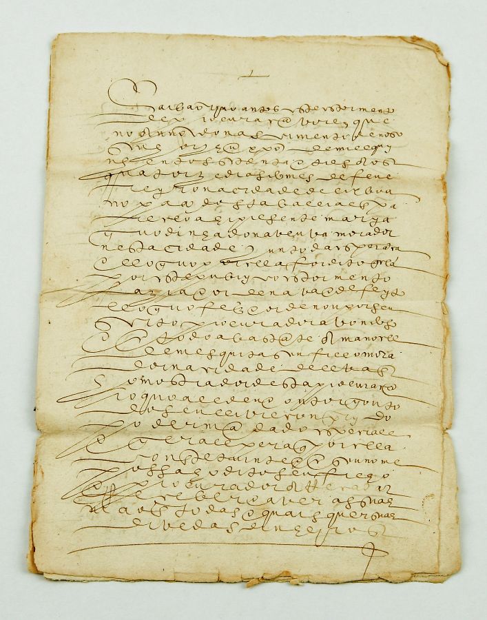 Documento de 1573