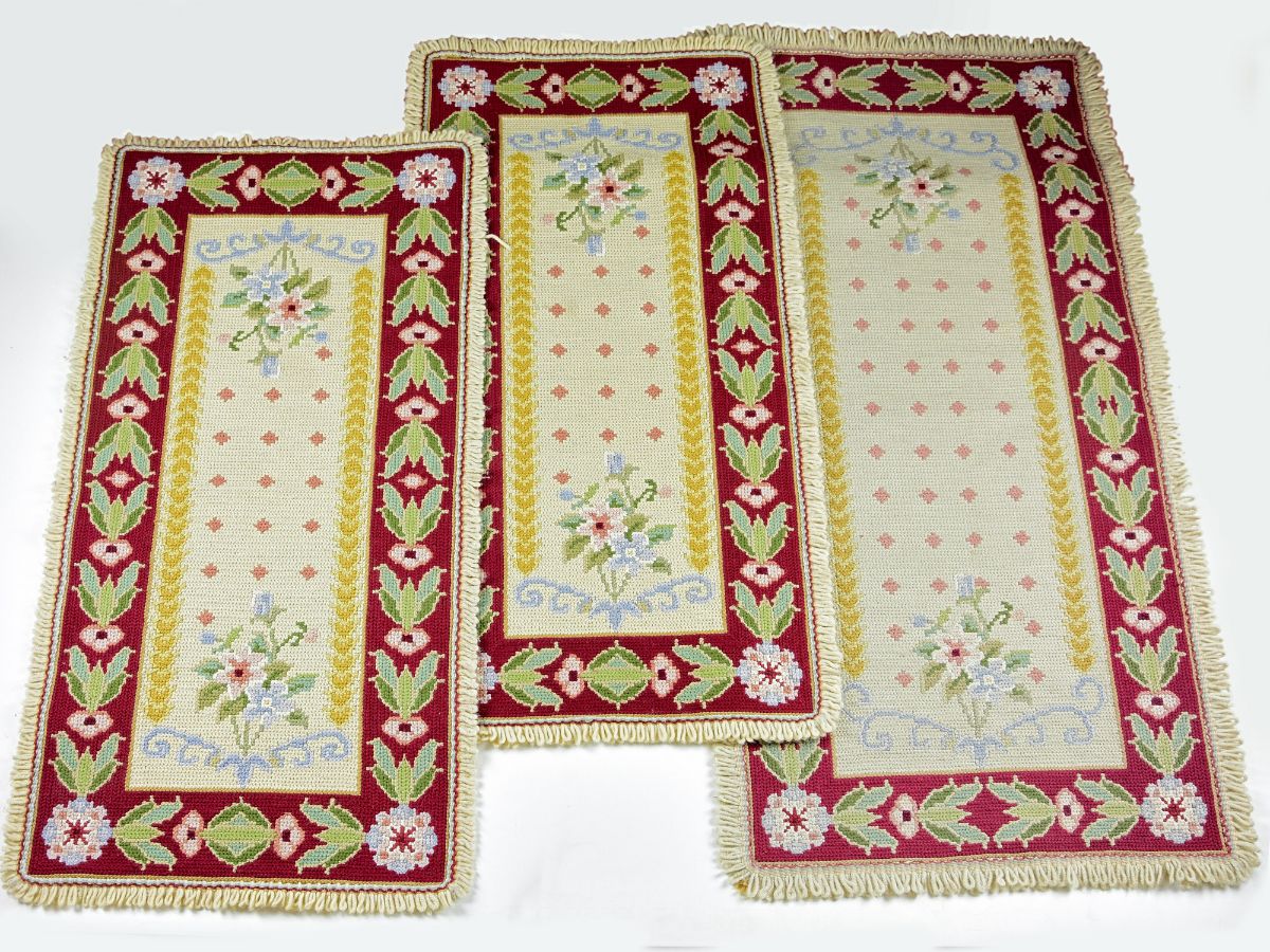 3 Tapetes de arroiolos