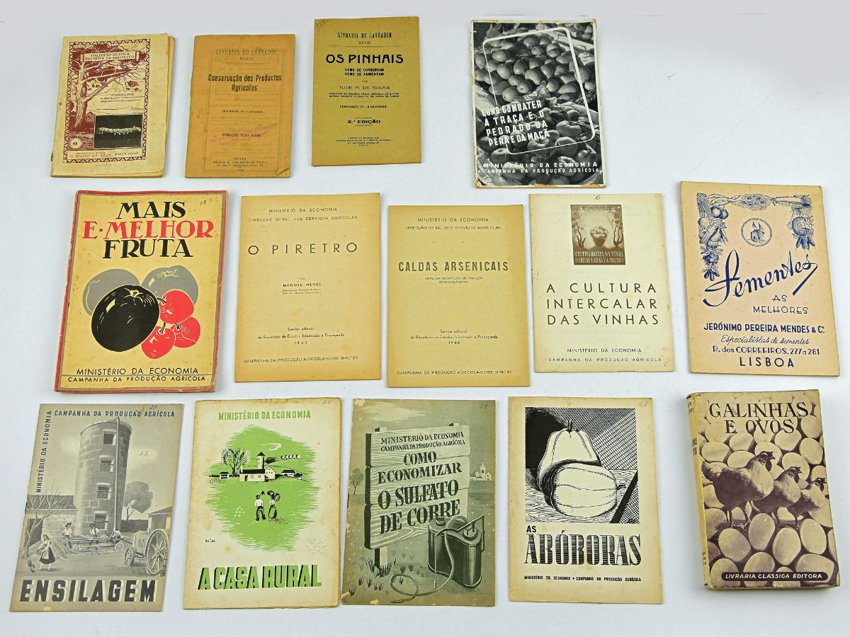14 Folhetos e Livros sobre Pecuária e Horticúla