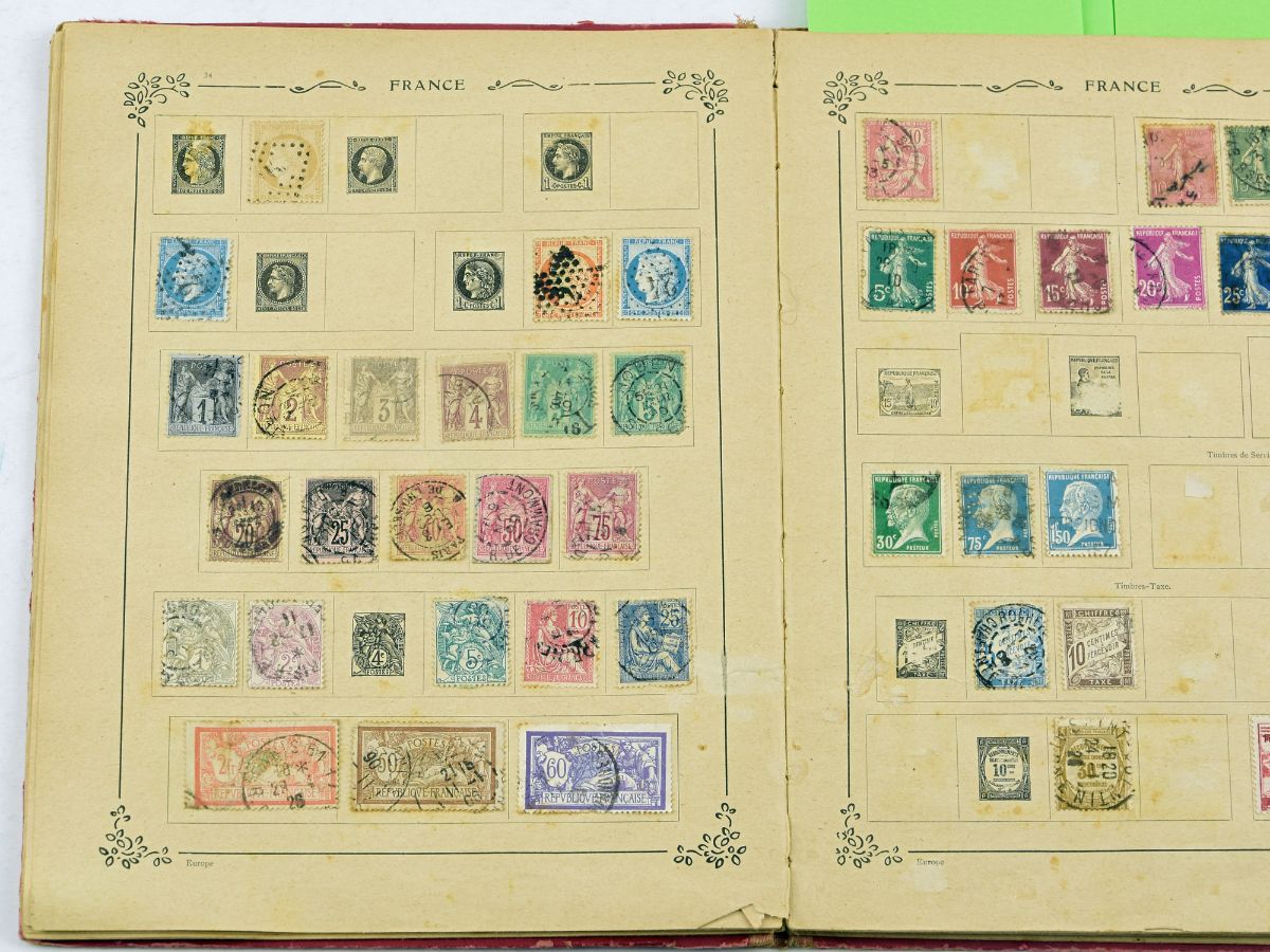 Colecção de selos clássica