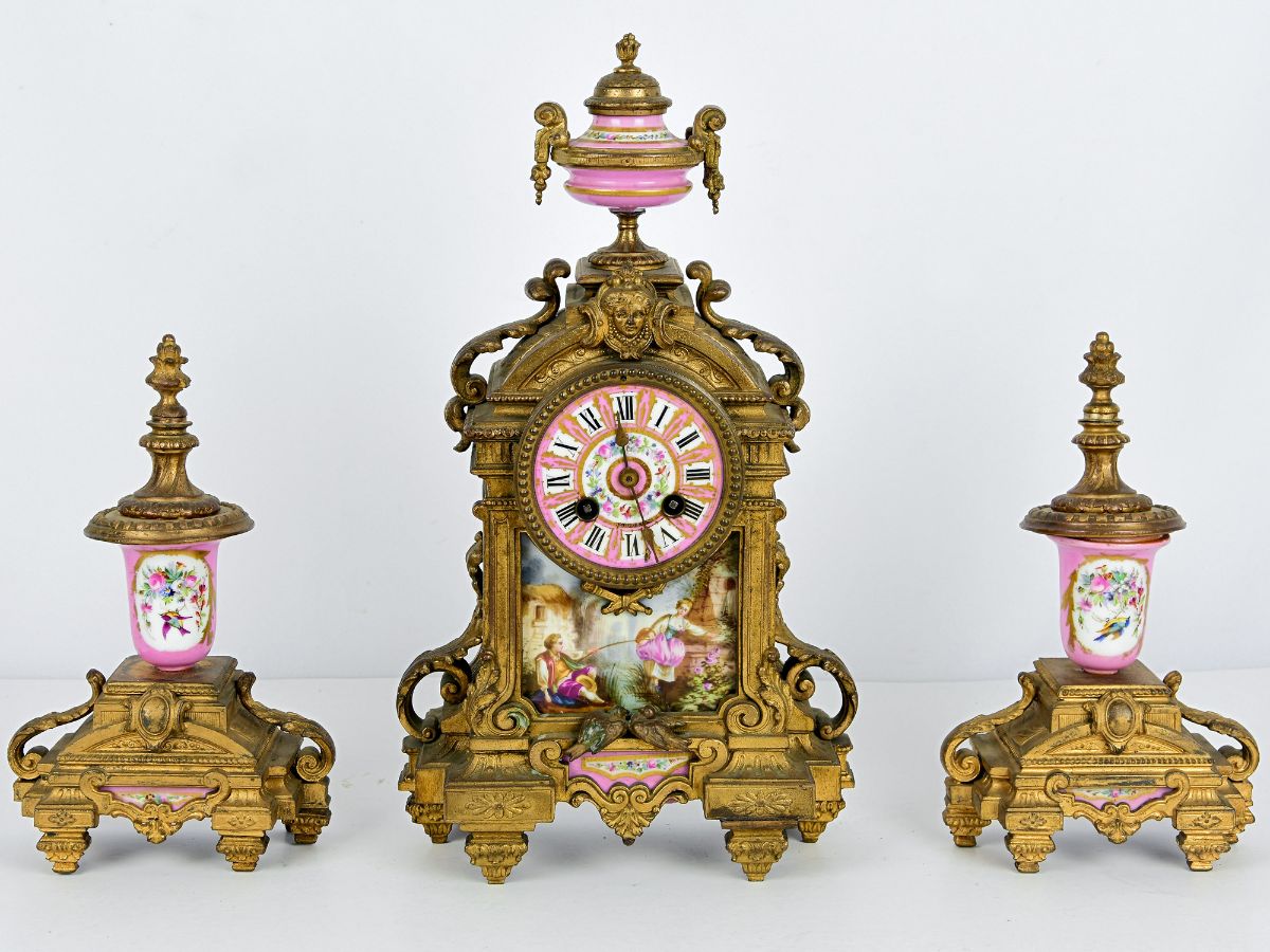 Relógio de Mesa Garniture