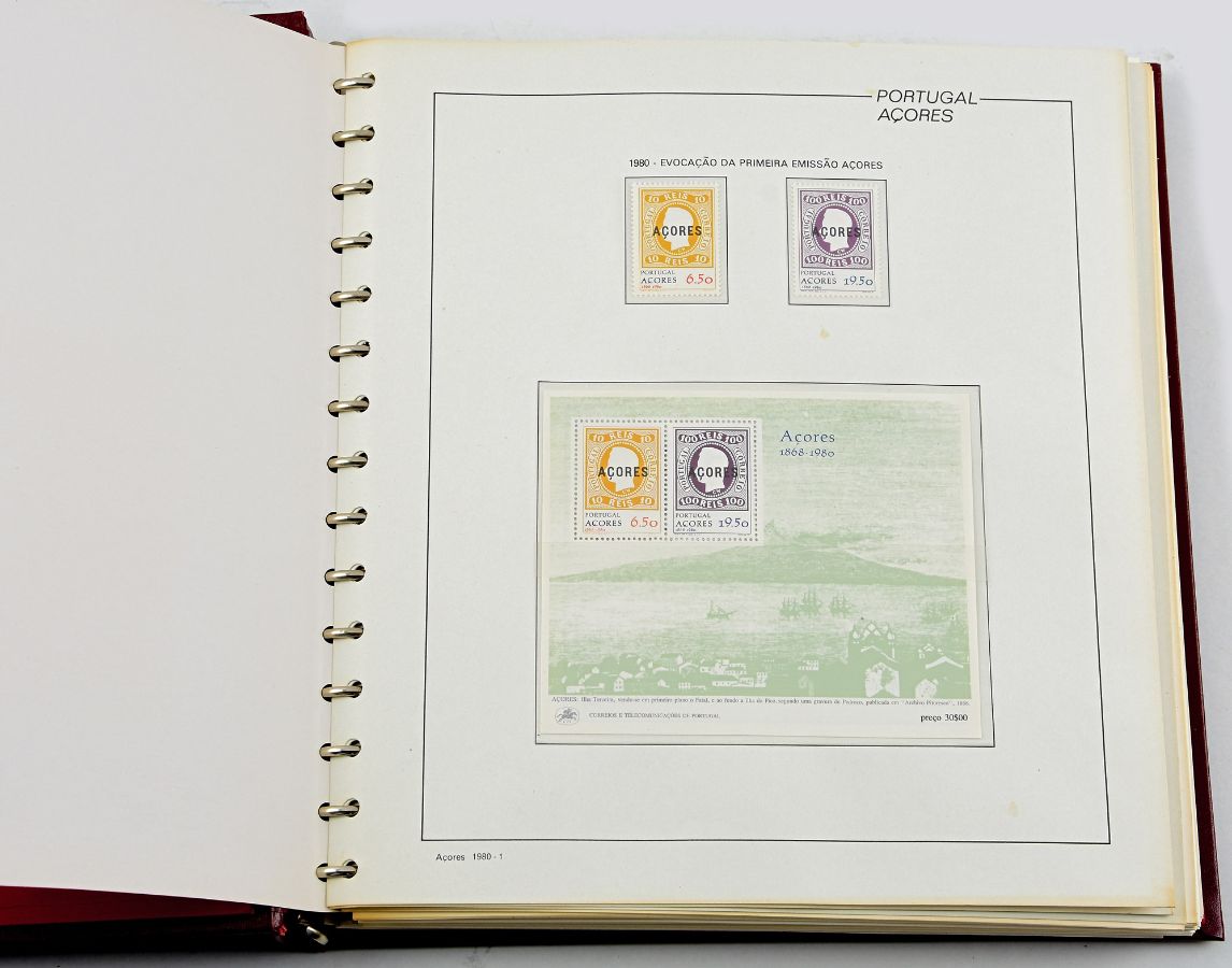 Álbum de selos dos Açores e da Madeira