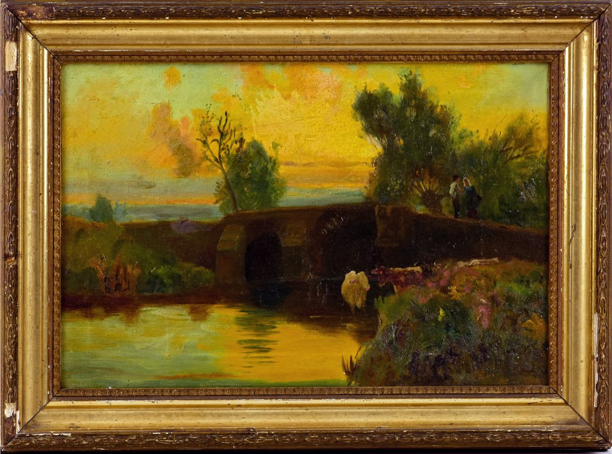 Paisagem com ponte