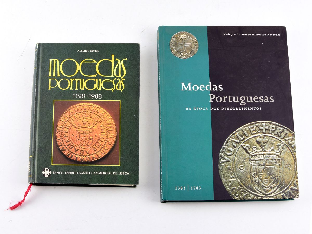 2 Livros sobre moedas portuguesas