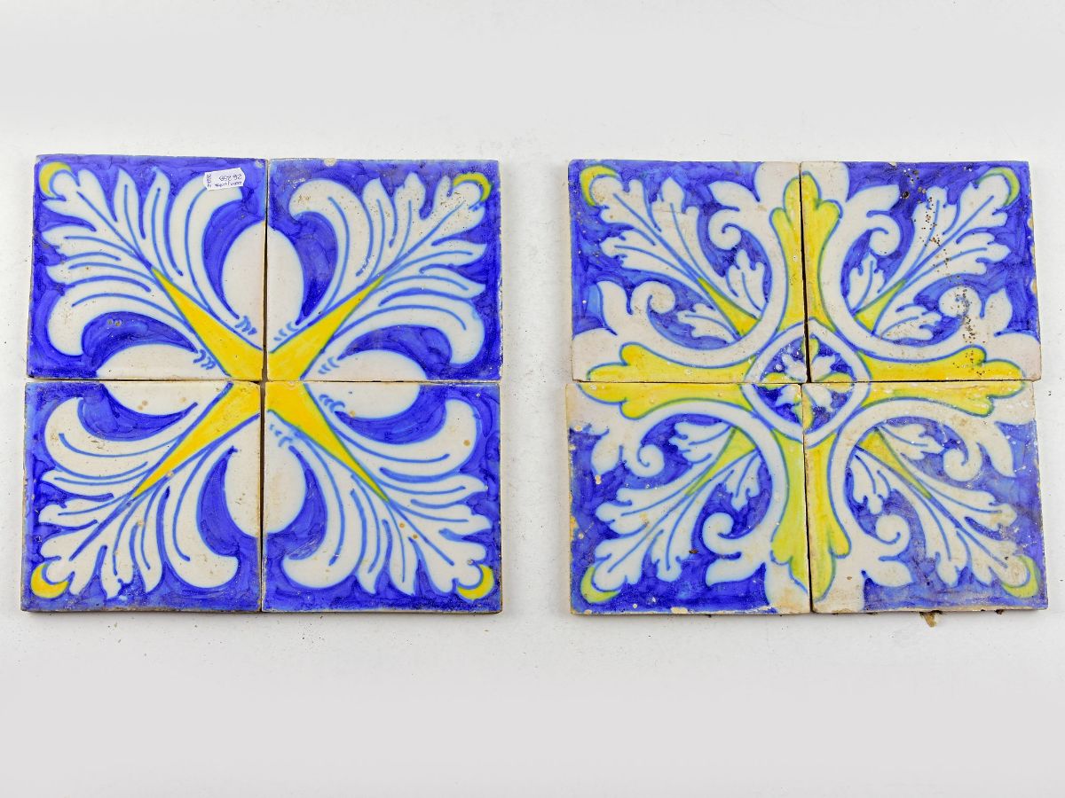2 Conjuntos de 4 azulejos cada