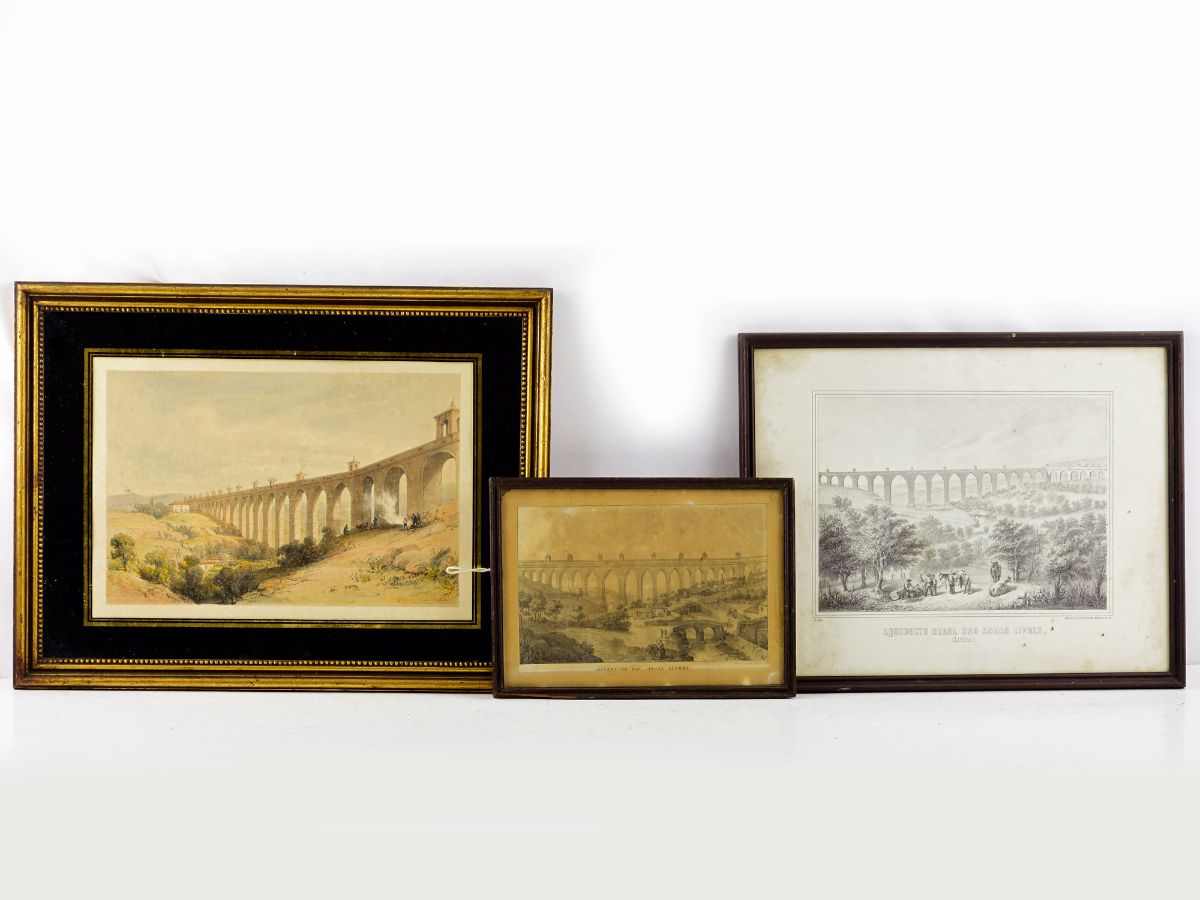 3 Vistas do Aqueduto de Lisboa