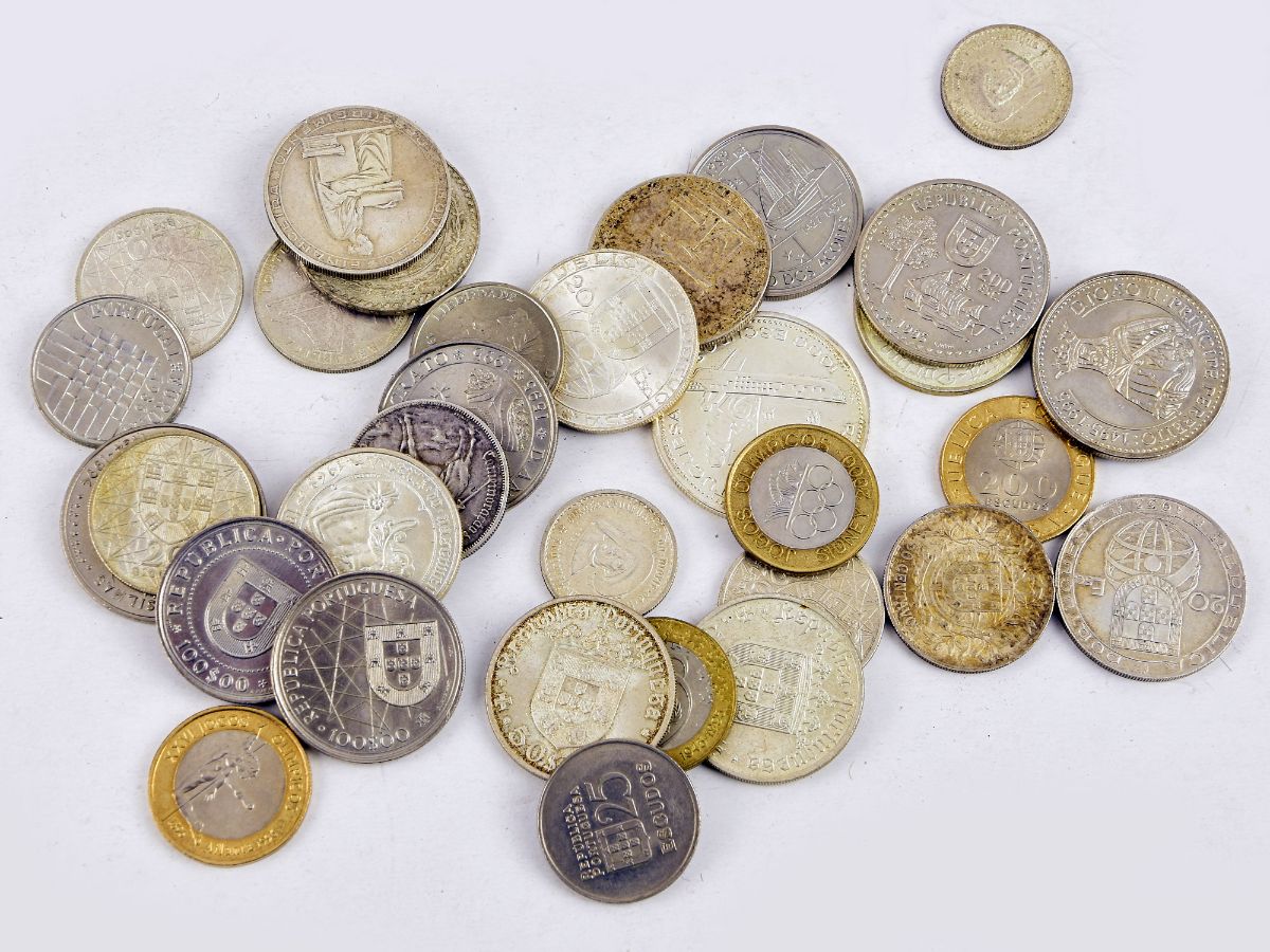 Lote de Moedas Portuguesas
