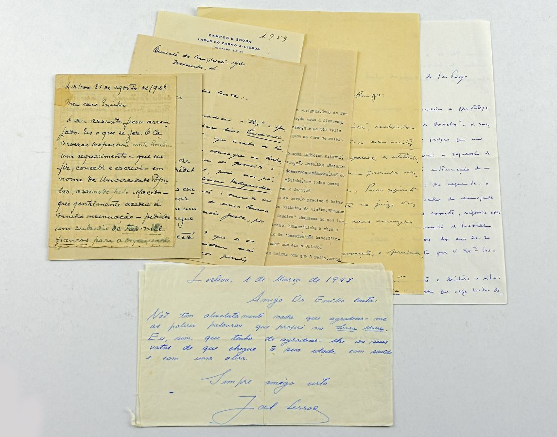 Autógrafos de escritores portugueses