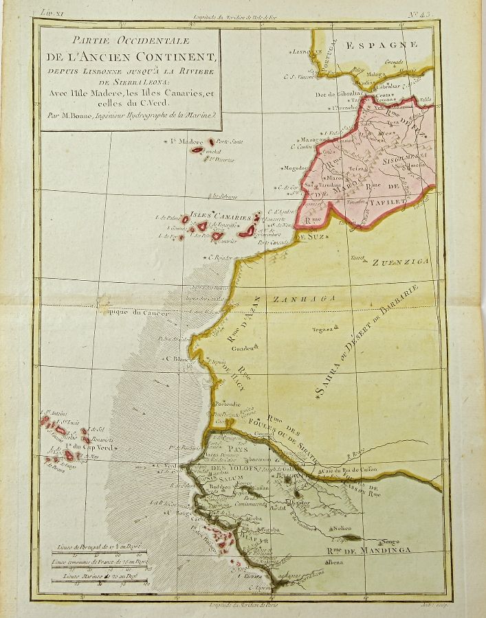 Mapa do antigo continente ocidental