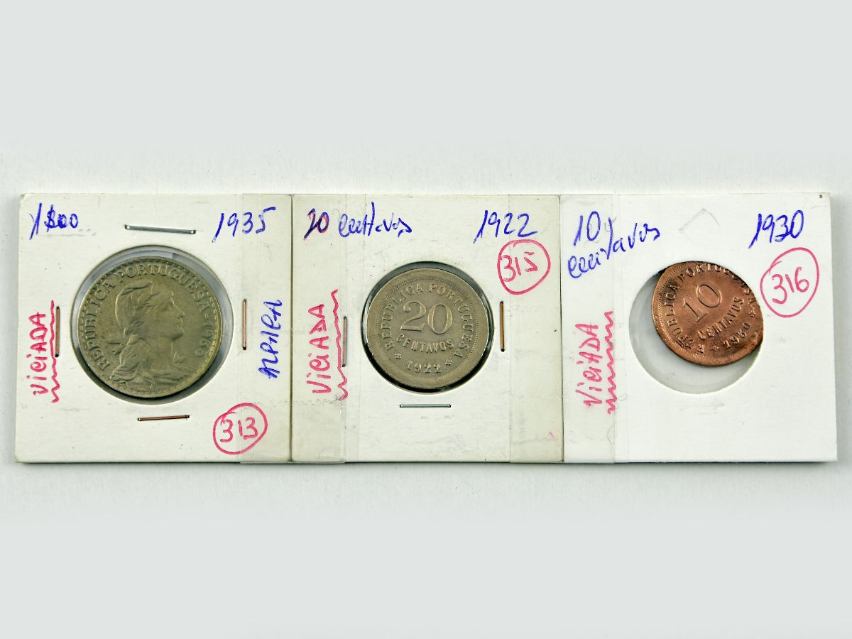 Conjunto de 3 moedas Viciadas