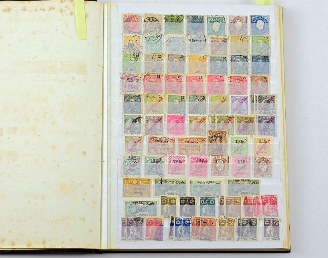 Colecção de selos clássicos das ex-colónias do ultramar 