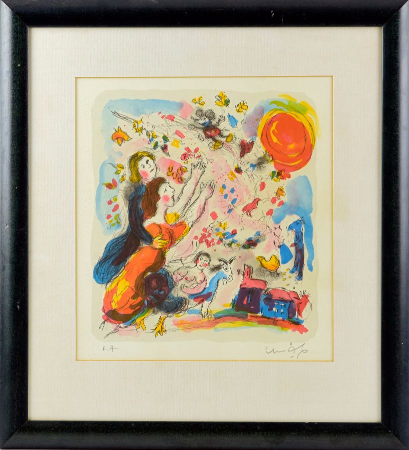 Composição à maneira de Chagall
