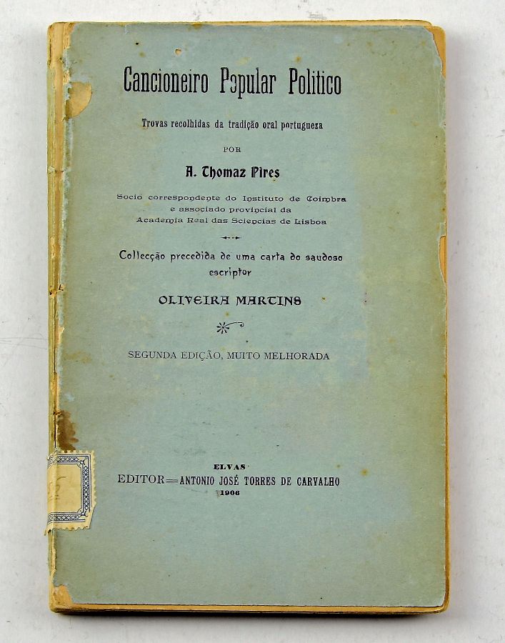 Cancioneiro Popular Político (1906)