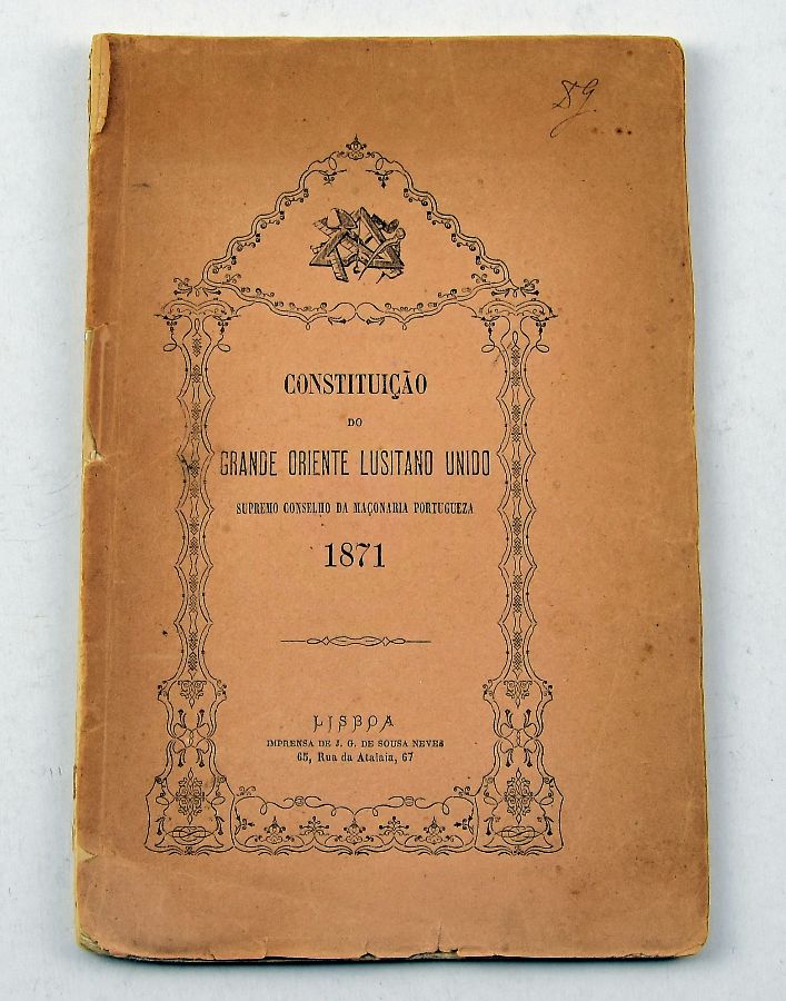 1ª Constituição do Grande Oriente Lusitano Unido